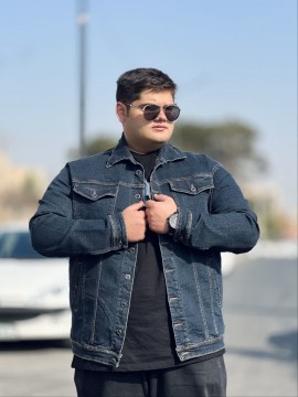 کت جین سایز بزرگ کد 3347